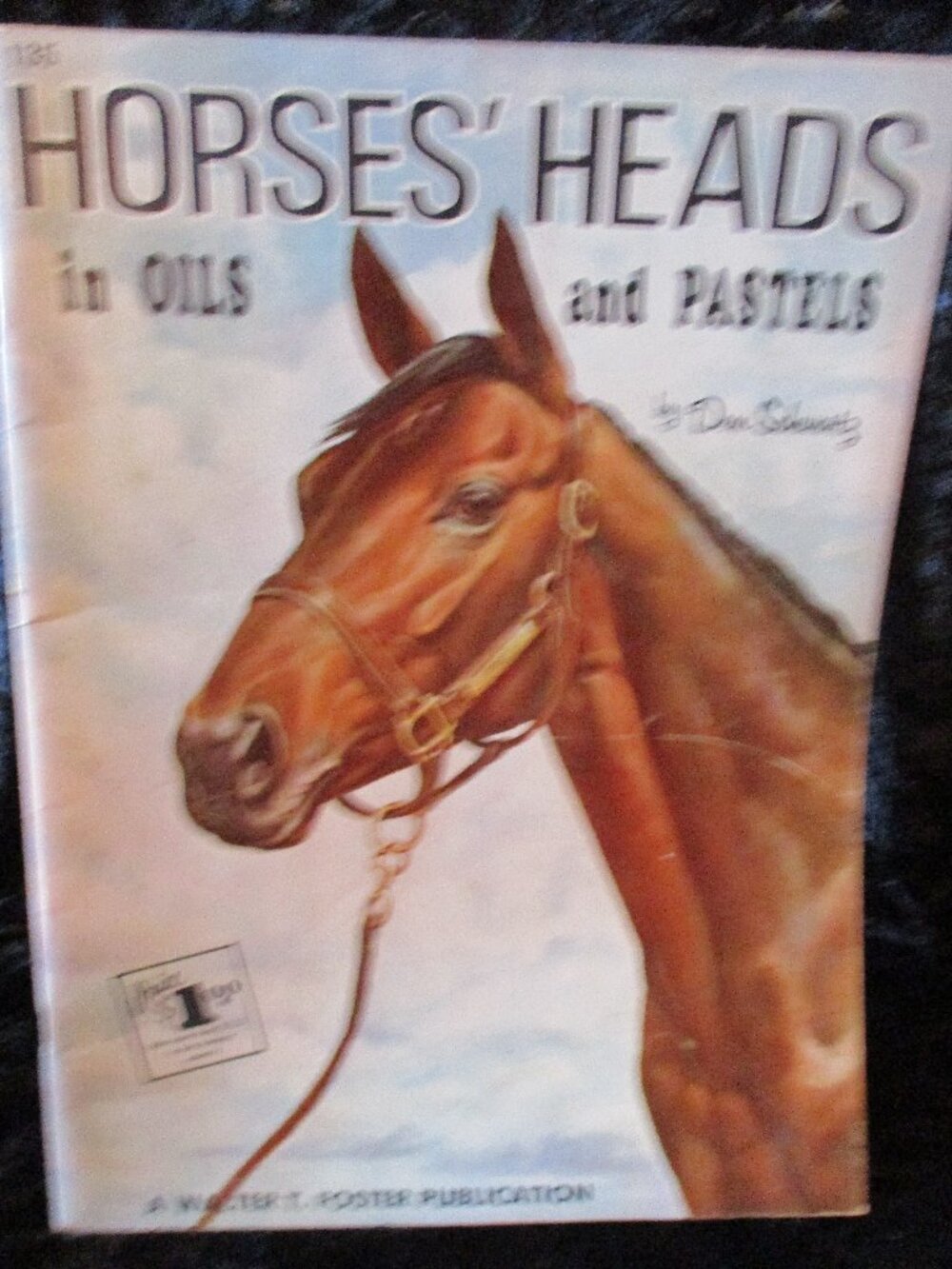 1965 Walter T. Foster Horses' Heads in Oils & Pastels Tutorial #135 Don Schwartz